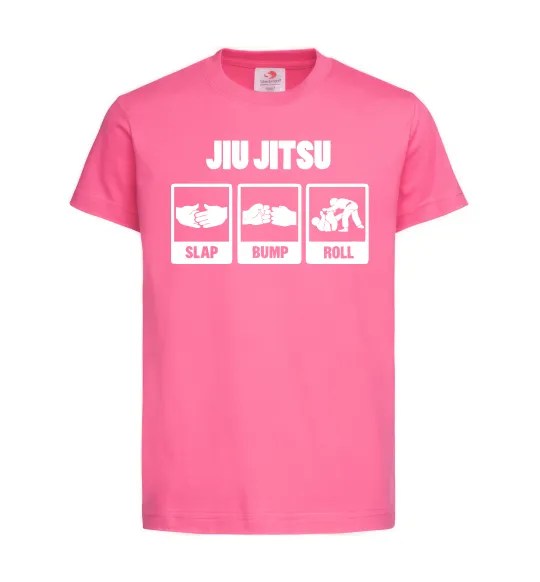 Детская футболка Jiu Jitsu Ярко-розовый фото