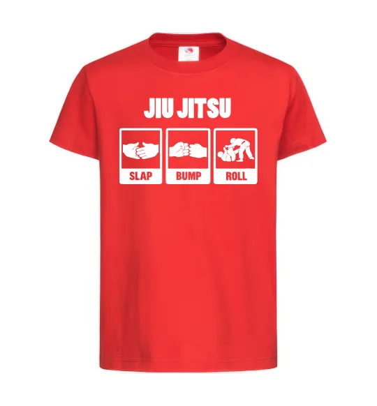Детская футболка Jiu Jitsu Красный фото
