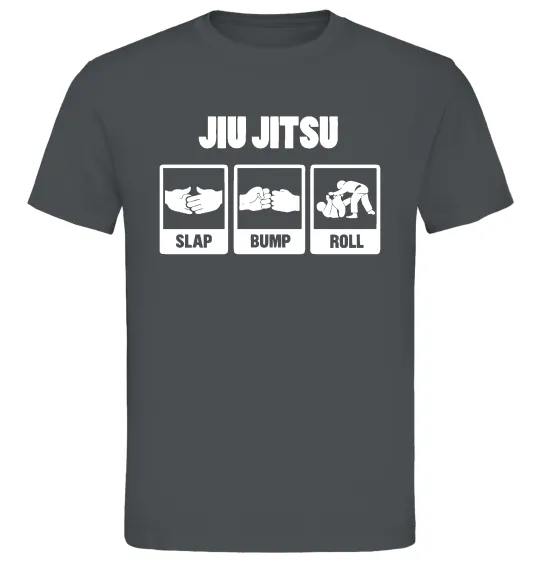 Чоловіча футболка Jiu Jitsu Графіт фото