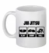 Чашка керамічна Jiu Jitsu Білий фото