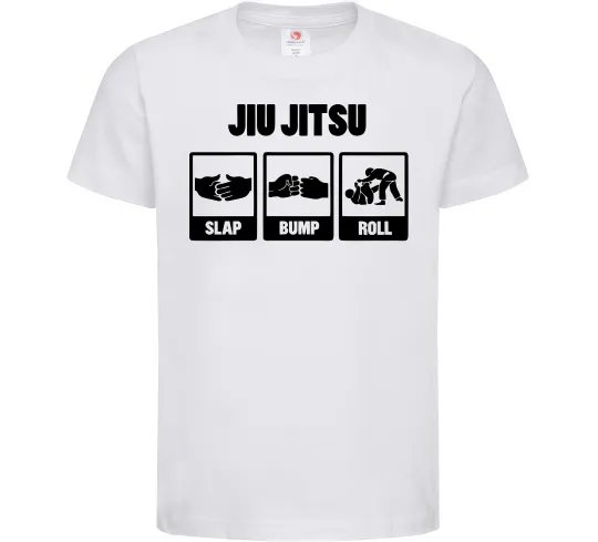Дитяча футболка Jiu Jitsu Білий фото