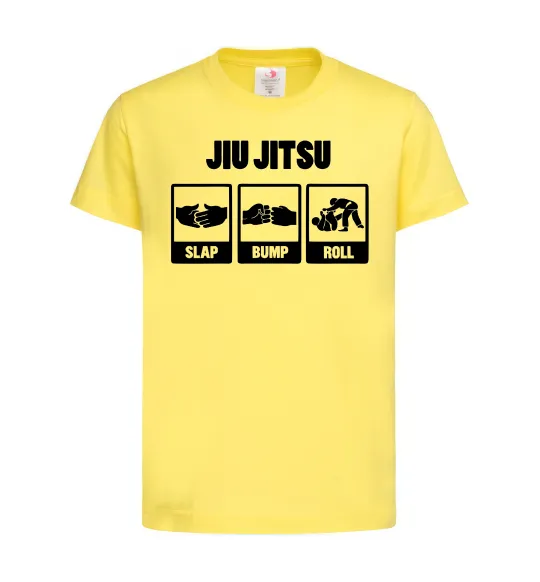 Детская футболка Jiu Jitsu Лимонный фото