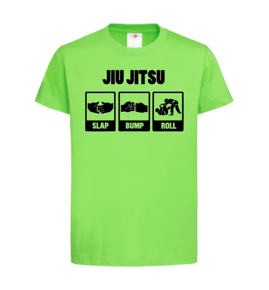 Детская футболка Jiu Jitsu Лаймовый фото