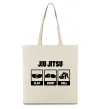 Еко-сумка Jiu Jitsu Бежевий фото