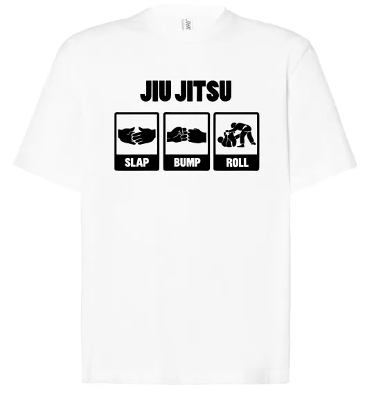 Футболка Оверсайз Jiu Jitsu Білий фото