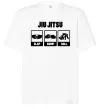 Футболка Оверсайз Jiu Jitsu Білий фото