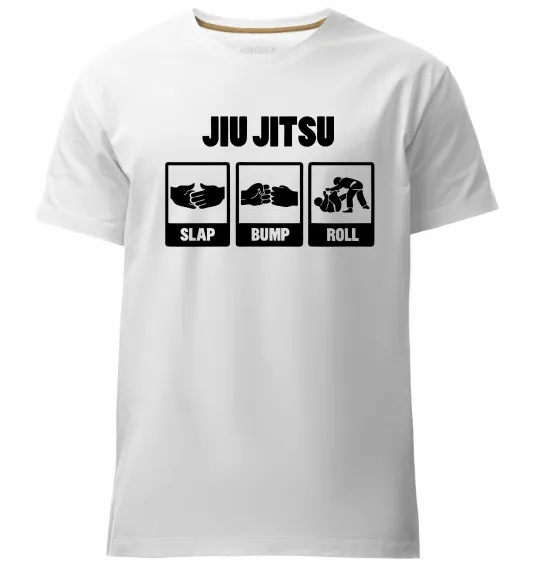 Чоловіча преміум футболка Jiu Jitsu Білий фото