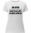 Жіноча преміум футболка Jiu Jitsu Білий фото