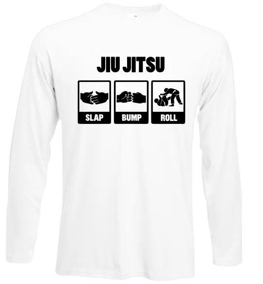 Лонгслів Jiu Jitsu Білий фото