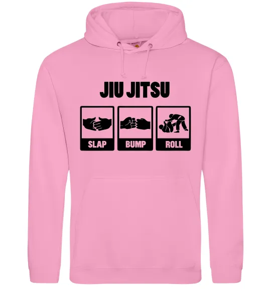 Чоловіча толстовка (худі) Jiu Jitsu Рожевий фото