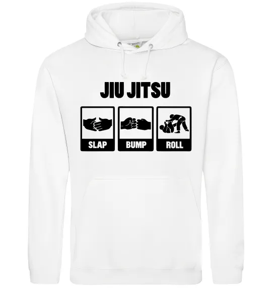 Жіноча толстовка (худі) Jiu Jitsu Білий фото