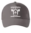 Кепка I do taekwondo Серый фото