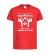 Детская футболка I do taekwondo Красный Детская футболка I do taekwondo Красный фото