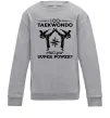 Детский Свитшот I do taekwondo Серый меланж фото