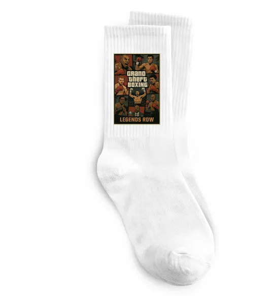 Носки Grand Theft boxing Белый фото