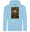 Мужская толстовка (худи) Grand Theft boxing Голубой фото