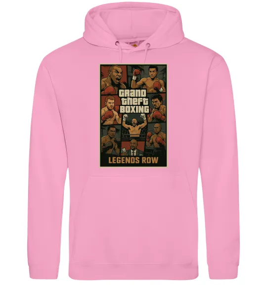 Женская толстовка (худи) Grand Theft boxing Розовый фото