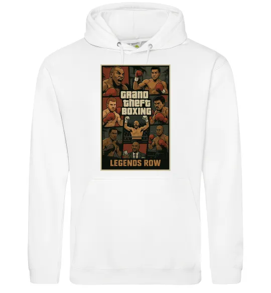 Женская толстовка (худи) Grand Theft boxing Белый фото