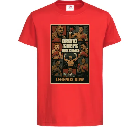 Детская футболка Grand Theft boxing Красный фото
