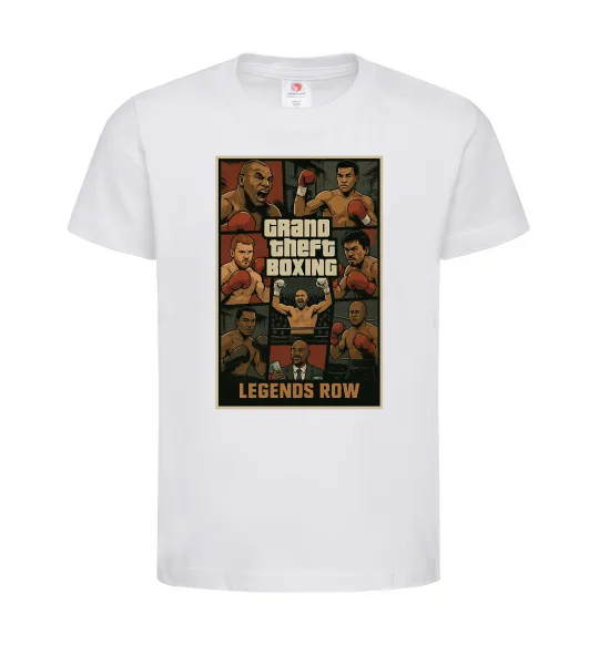 Детская футболка Grand Theft boxing Белый фото