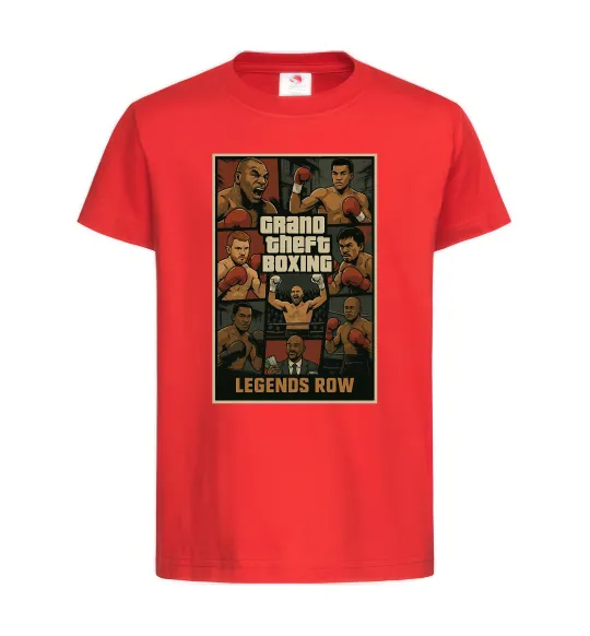 Детская футболка Grand Theft boxing Красный фото