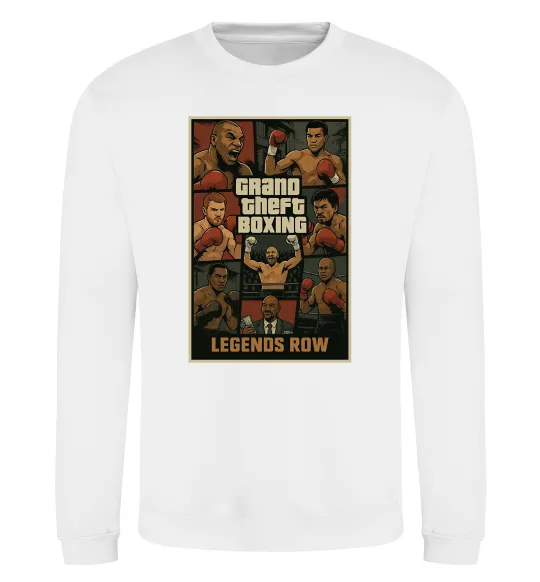 Світшот Grand Theft boxing Білий фото