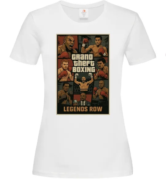 Женская футболка Grand Theft boxing Белый фото