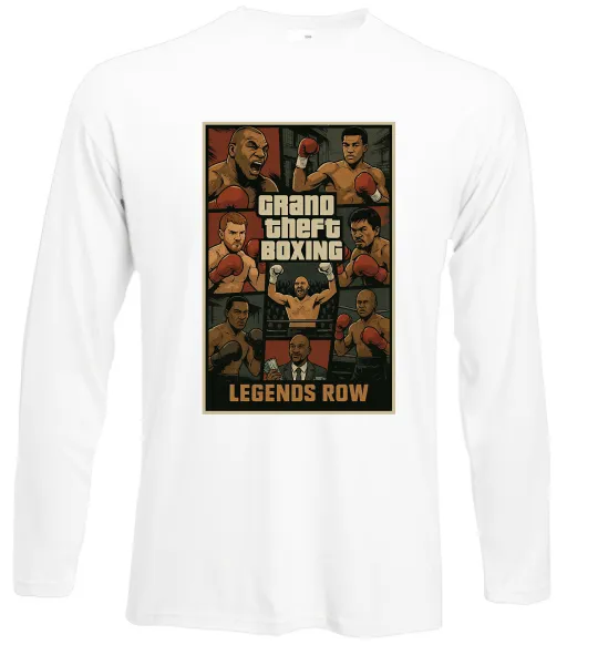 Лонгслив Grand Theft boxing Белый фото