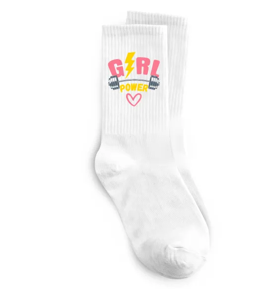Носки Girl power Белый фото