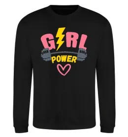 Свитшот Girl power Черный фото