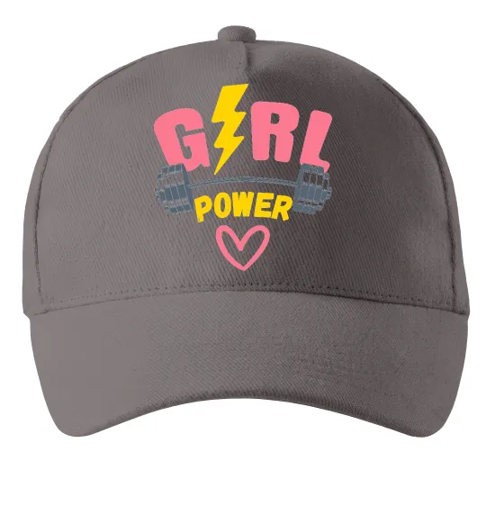 Кепка Girl power Серый фото