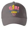 Кепка Girl power Серый фото