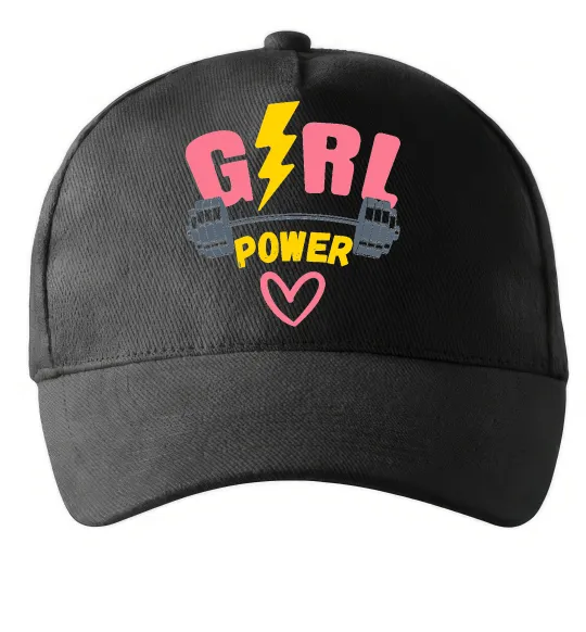 Кепка Girl power Черный фото
