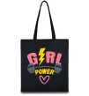 Эко-сумка Girl power Черный фото
