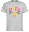 Мужская футболка Girl power Серый фото