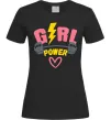 Женская футболка Girl power Черный фото