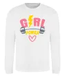 Свитшот Girl power Белый фото