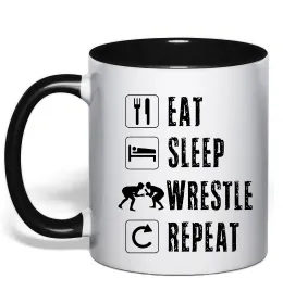 Чашка с цветной ручкой