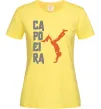 Жіноча футболка Капоейра силует Лимонний фото