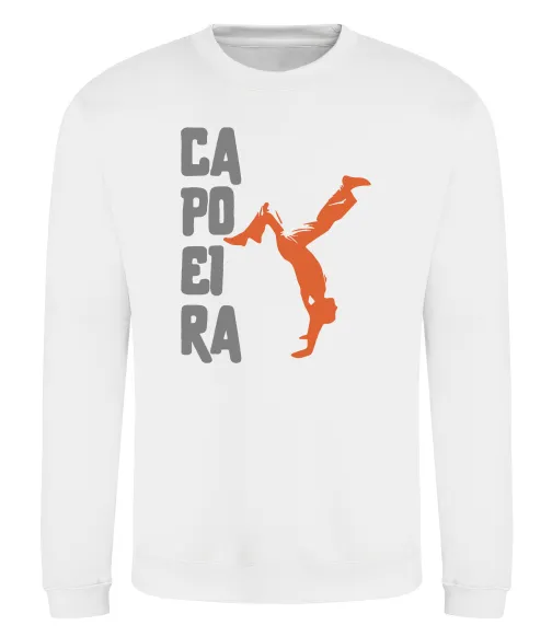 Світшот Капоейра силует Білий фото