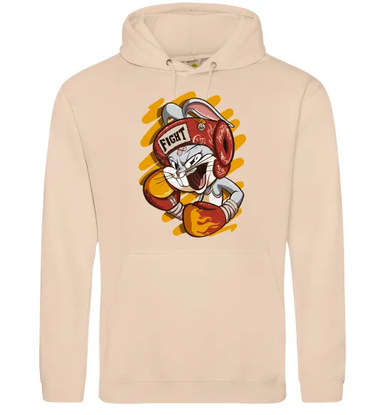 Мужская толстовка (худи) Box Bunny Песочный фото