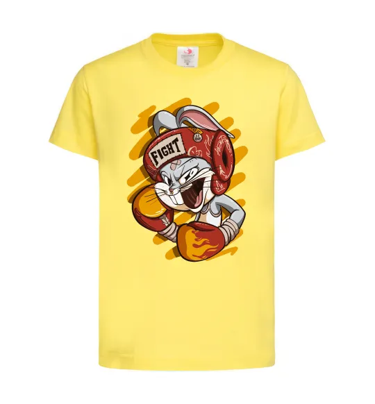 Дитяча футболка Box Bunny Лимонний фото