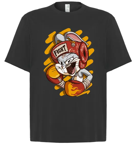 Футболка Оверсайз Box Bunny Черный фото