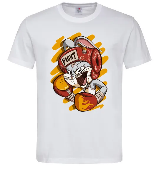 Мужская футболка Box Bunny Белый фото