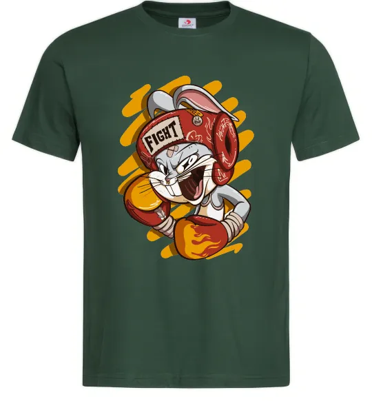 Мужская футболка Box Bunny Темно-зеленый фото