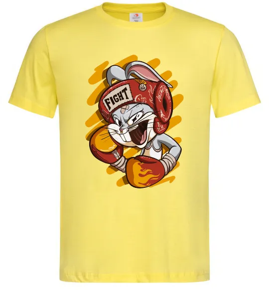 Мужская футболка Box Bunny Лимонный фото