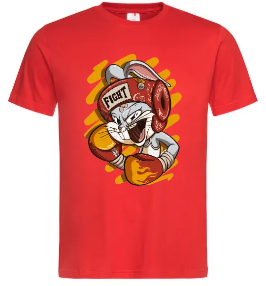 Мужская футболка Box Bunny Красный фото