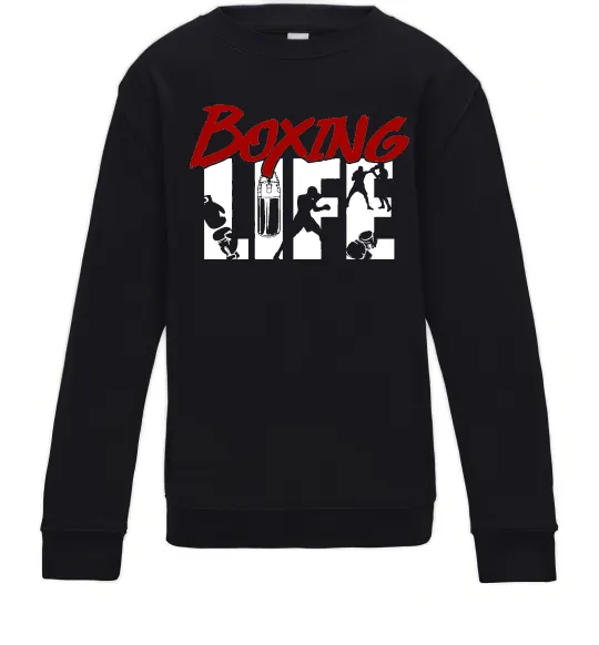 Детский Свитшот Art boxing Черный фото