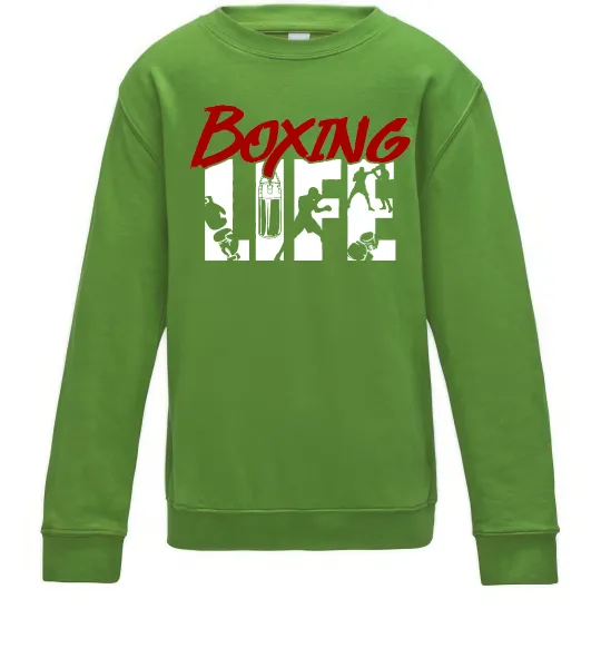 Детский Свитшот Art boxing Лаймовый фото