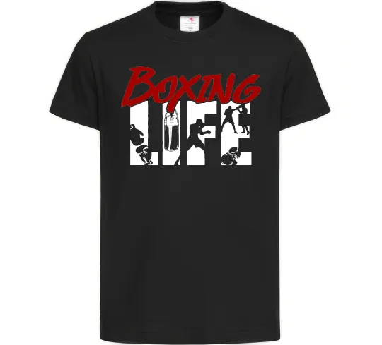 Детская футболка Art boxing Черный фото